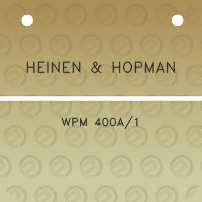 heinen-hopman-wpm-400a1