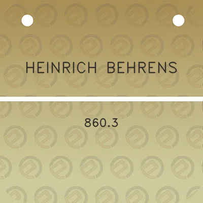 heinrich-behrens-8603