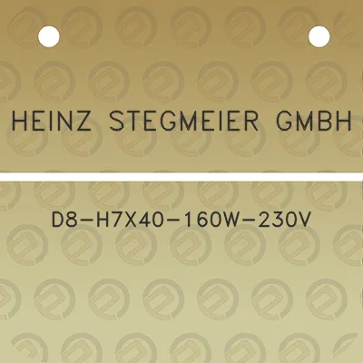 heinz-stegmeier-gmbh-d8-h7x40-160w-230v