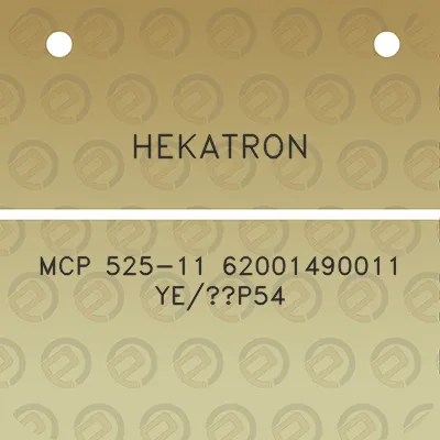 hekatron-mcp-525-11-62001490011-yeip54