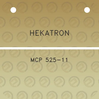 hekatron-mcp-525-11