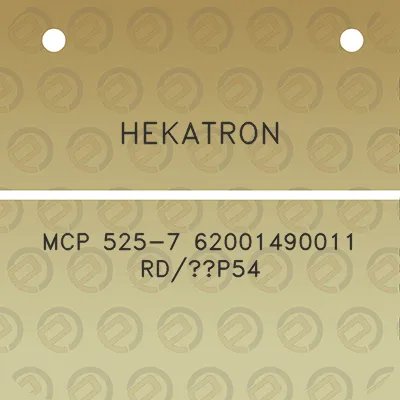 hekatron-mcp-525-7-62001490011-rdip54