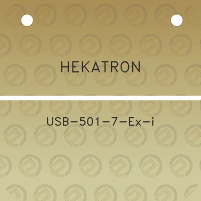 hekatron-usb-501-7-ex-i