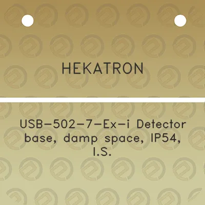 hekatron-usb-502-7-ex-i-detector-base-damp-space-ip54-is