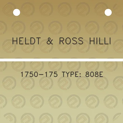 heldt-ross-hilli-1750-175-type-808e