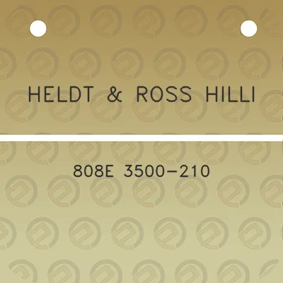 heldt-ross-hilli-808e-3500-210