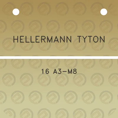 hellermann-tyton-16-a3-m8