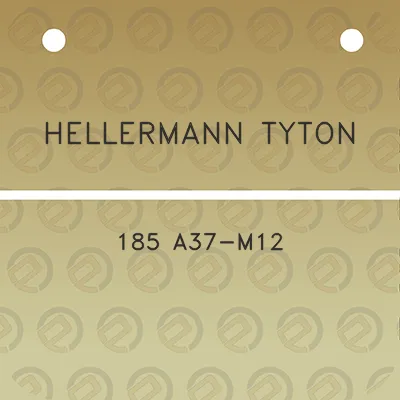 hellermann-tyton-185-a37-m12