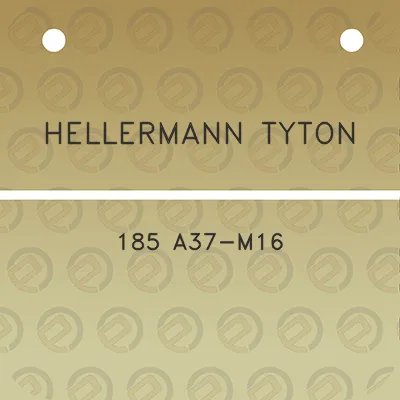 hellermann-tyton-185-a37-m16