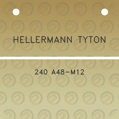 hellermann-tyton-240-a48-m12