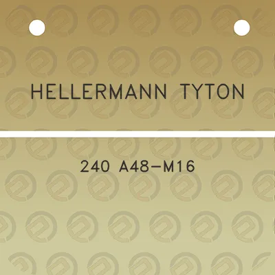 hellermann-tyton-240-a48-m16