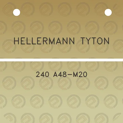 hellermann-tyton-240-a48-m20