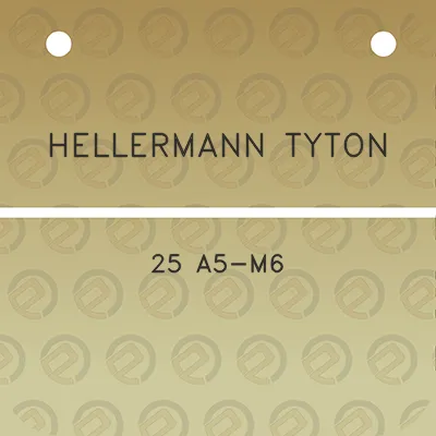 hellermann-tyton-25-a5-m6