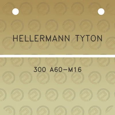 hellermann-tyton-300-a60-m16