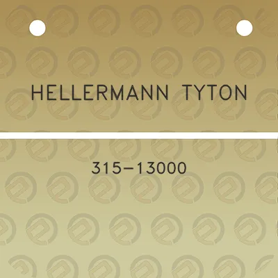 hellermann-tyton-315-13000