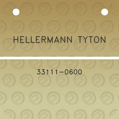 hellermann-tyton-33111-0600