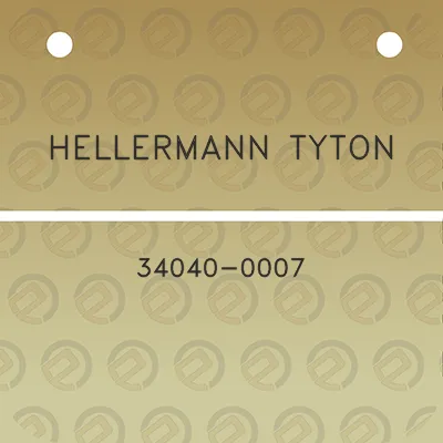 hellermann-tyton-34040-0007