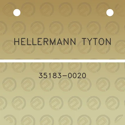 hellermann-tyton-35183-0020