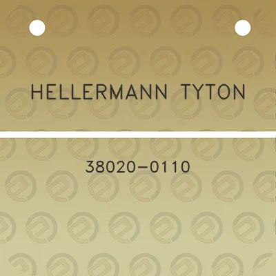 hellermann-tyton-38020-0110