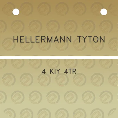 hellermann-tyton-4-kiy-4tr