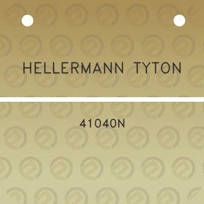 hellermann-tyton-41040n