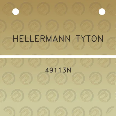 hellermann-tyton-49113n