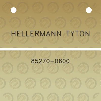 hellermann-tyton-85270-0600