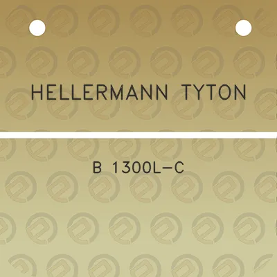 hellermann-tyton-b-1300l-c