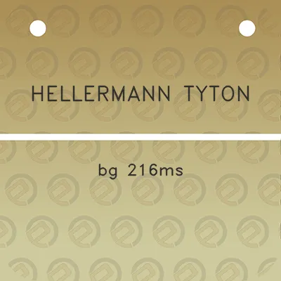 hellermann-tyton-bg-216ms