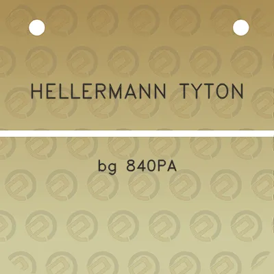 hellermann-tyton-bg-840pa