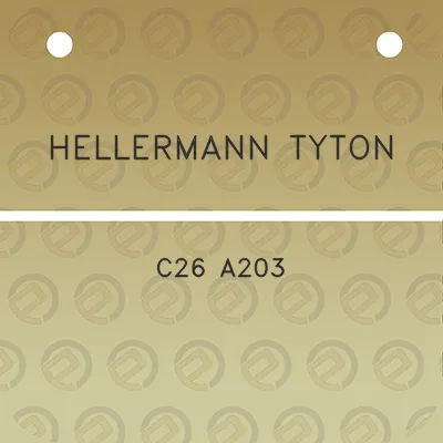 hellermann-tyton-c26-a203