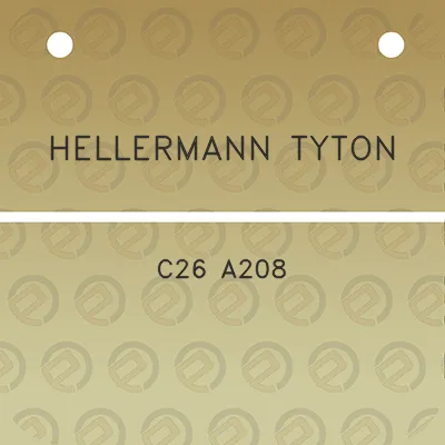 hellermann-tyton-c26-a208