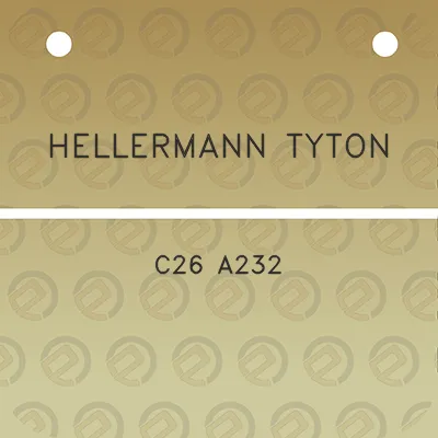 hellermann-tyton-c26-a232