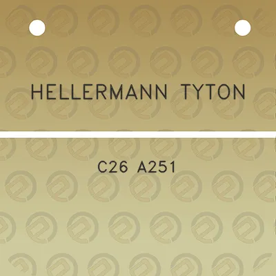 hellermann-tyton-c26-a251