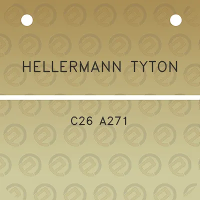 hellermann-tyton-c26-a271