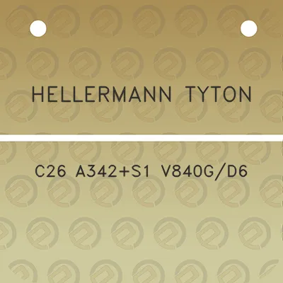 hellermann-tyton-c26-a342s1-v840gd6