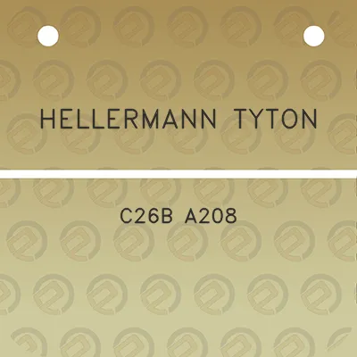 hellermann-tyton-c26b-a208