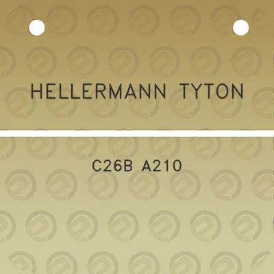 hellermann-tyton-c26b-a210