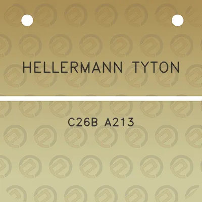 hellermann-tyton-c26b-a213