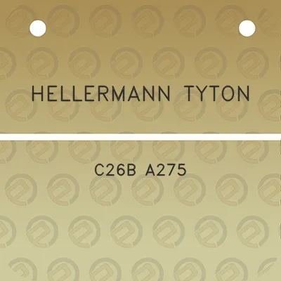 hellermann-tyton-c26b-a275