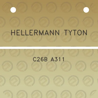 hellermann-tyton-c26b-a311