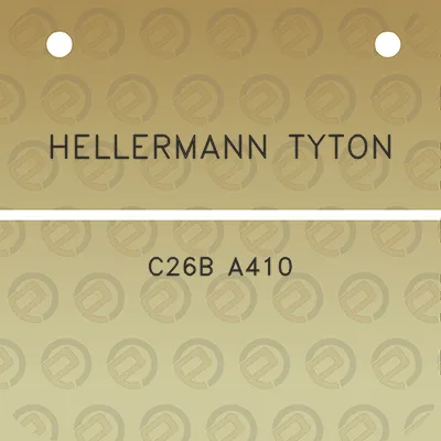 hellermann-tyton-c26b-a410