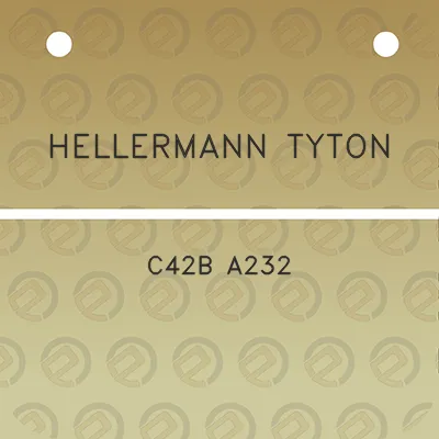 hellermann-tyton-c42b-a232