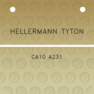 hellermann-tyton-ca10-a231