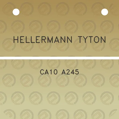 hellermann-tyton-ca10-a245