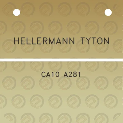 hellermann-tyton-ca10-a281