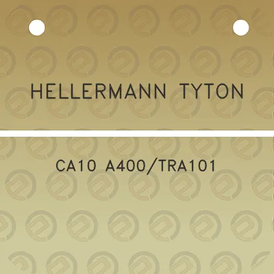 hellermann-tyton-ca10-a400tra101