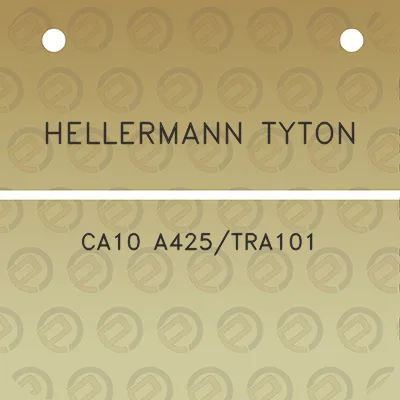 hellermann-tyton-ca10-a425tra101