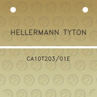 hellermann-tyton-ca10t20301e