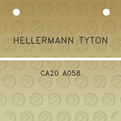 hellermann-tyton-ca20-a058